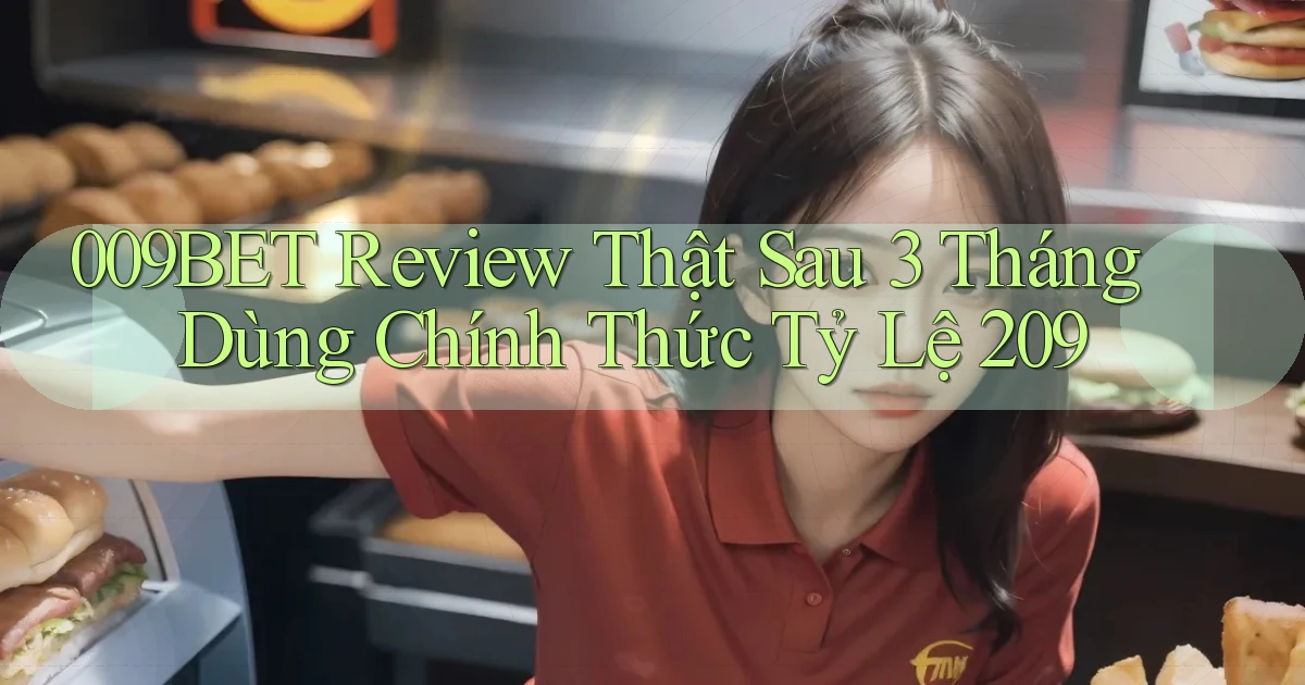 009bet review thật sau 3 tháng dùng chính thức tỷ lệ 209