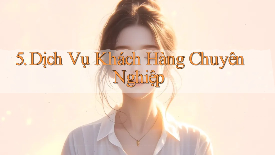 5. Dịch Vụ Khách Hàng Chuyên Nghiệp