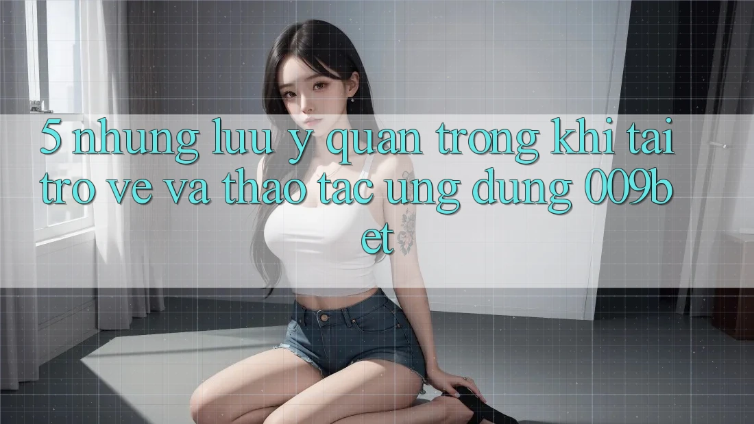 5. Những Lưu Ý Quan Trọng Khi Tải trở về Và Thao tác Ứng dụng 009bet