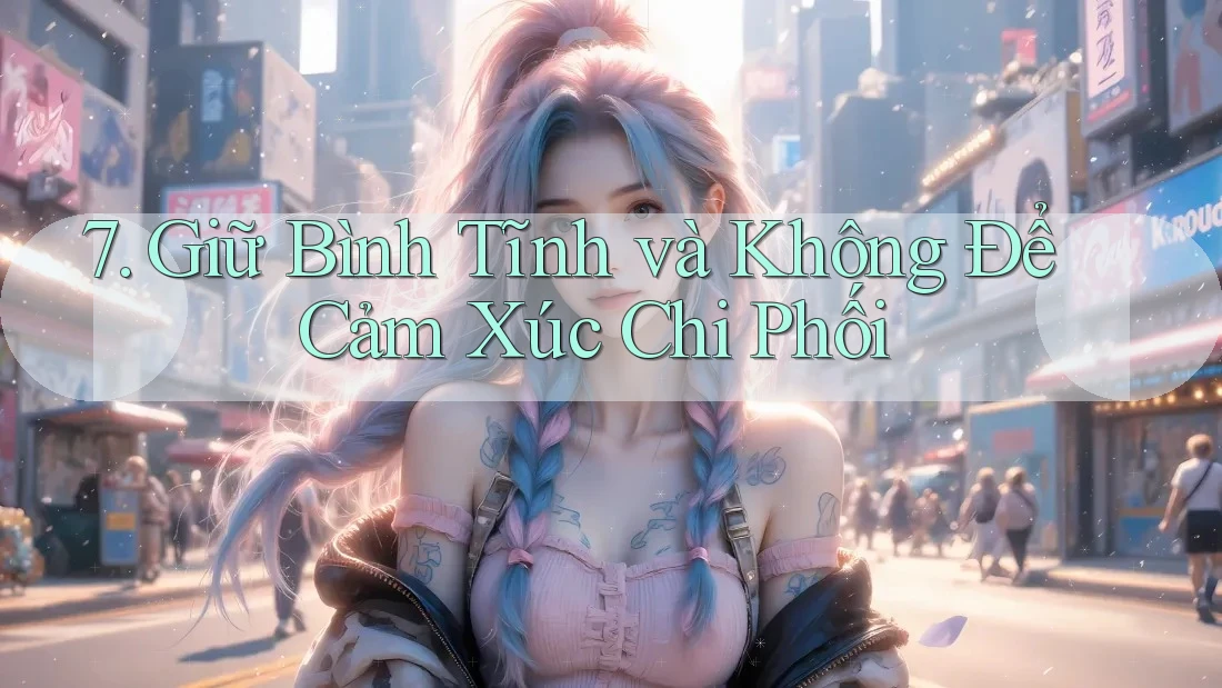 7. Giữ Bình Tĩnh và Không Để Cảm Xúc Chi Phối