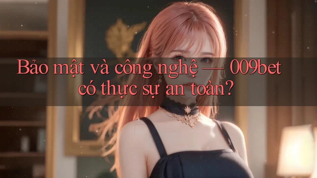 Bảo mật và công nghệ — 009bet có thực sự an toàn?