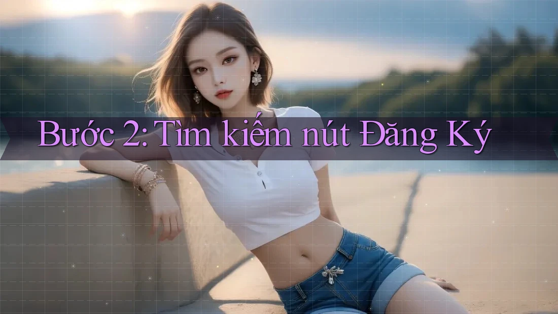 Bước 2: Tìm kiếm nút Đăng Ký