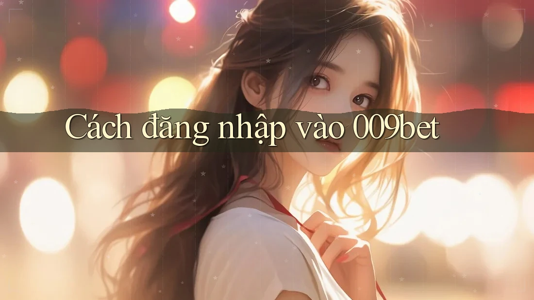Cách đăng nhập vào 009bet