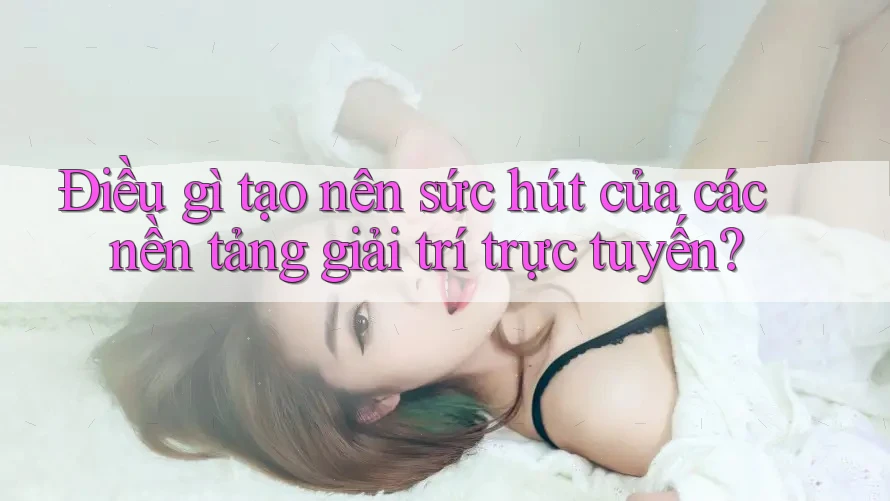 Điều gì tạo nên sức hút của các nền tảng giải trí trực tuyến?
