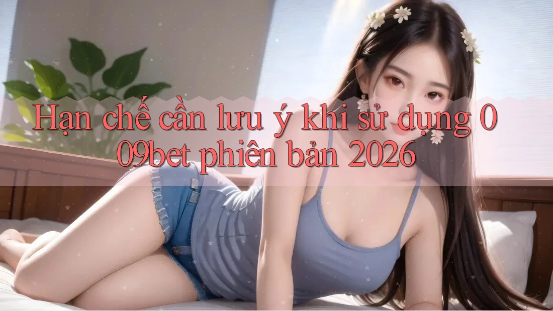 Hạn chế cần lưu ý khi sử dụng 009bet phiên bản 2026