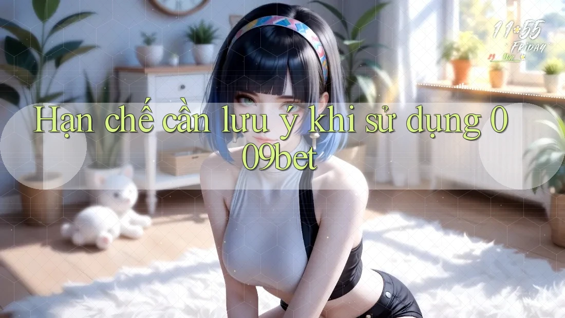 Hạn chế cần lưu ý khi sử dụng 009bet