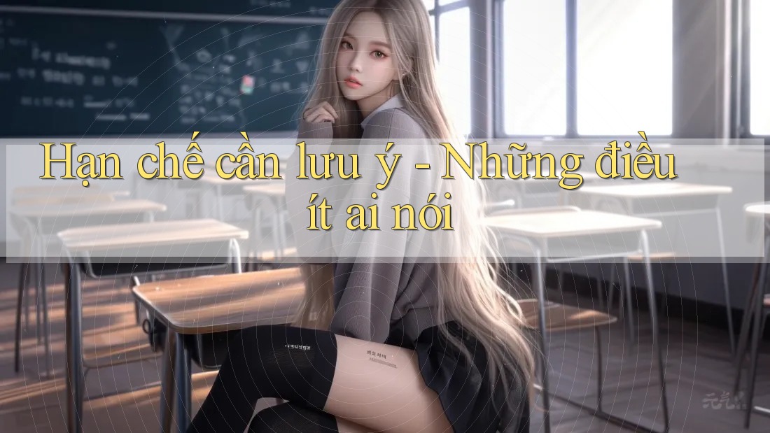 Hạn chế cần lưu ý - Những điều ít ai nói