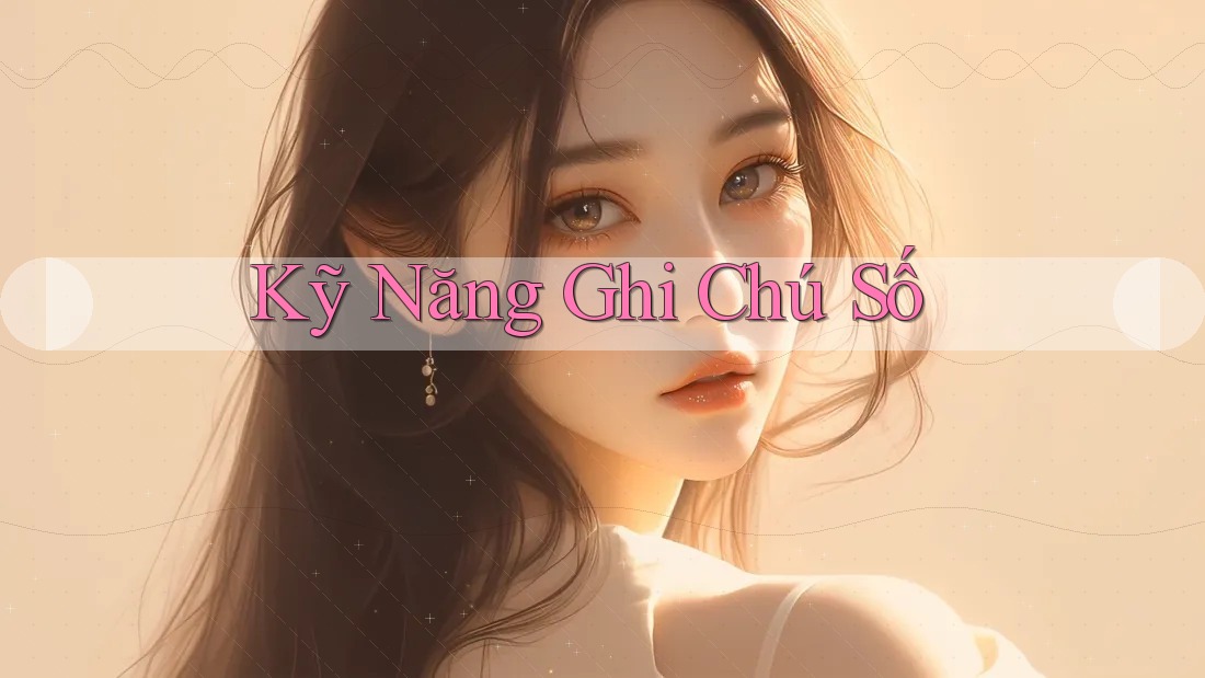 Kỹ Năng Ghi Chú Số