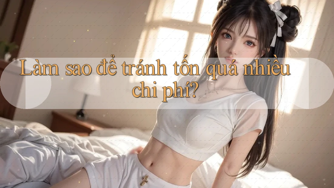 Làm sao để tránh tốn quá nhiều chi phí?