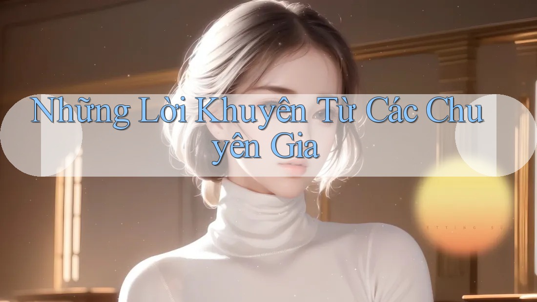 Những Lời Khuyên Từ Các Chuyên Gia