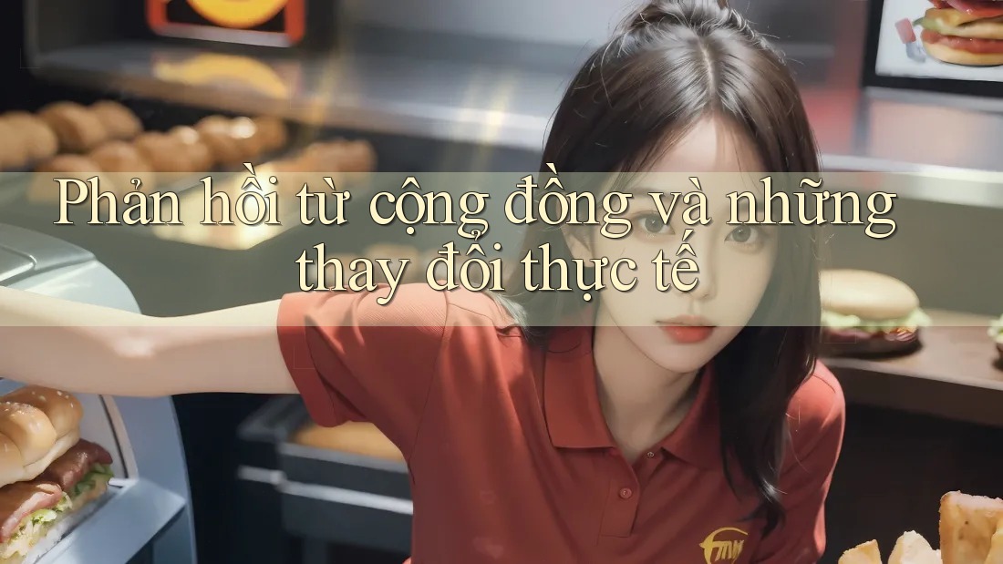 Phản hồi từ cộng đồng và những thay đổi thực tế