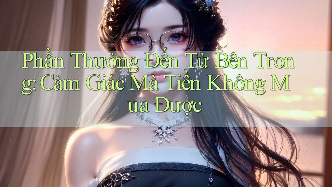 Phần Thưởng Đến Từ Bên Trong: Cảm Giác Mà Tiền Không Mua Được Phần Thưởng Đến Từ Bên Trong: Cảm Giác Mà Tiền Không Mua Được