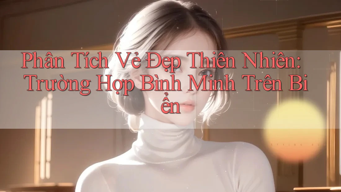 Phân Tích Vẻ Đẹp Thiên Nhiên: Trường Hợp Bình Minh Trên Biển
