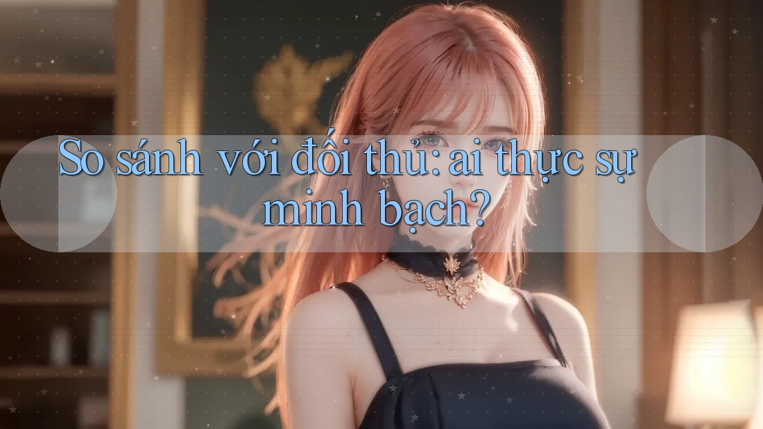 So sánh với đối thủ: ai thực sự minh bạch?