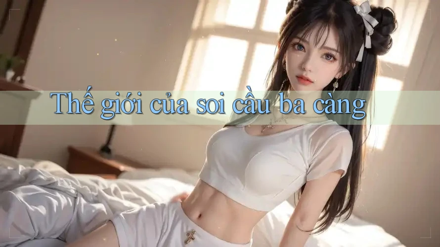 Thế giới của soi cầu ba càng