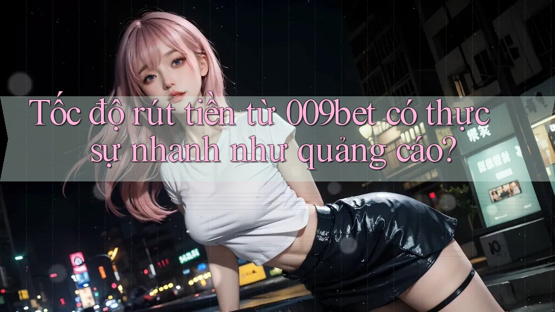 Tốc độ rút tiền từ 009bet có thực sự nhanh như quảng cáo?