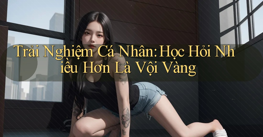 Trải Nghiệm Cá Nhân: Học Hỏi Nhiều Hơn Là Vội Vàng