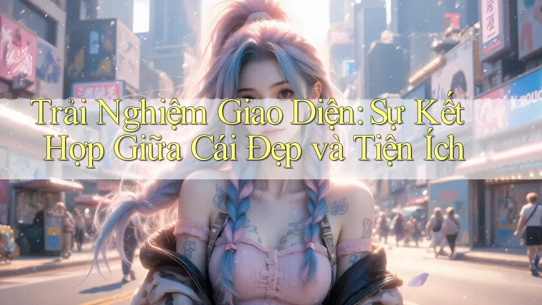 Trải Nghiệm Giao Diện: Sự Kết Hợp Giữa Cái Đẹp và Tiện Ích Trải Nghiệm Giao Diện: Sự Kết Hợp Giữa Cái Đẹp và Tiện Ích