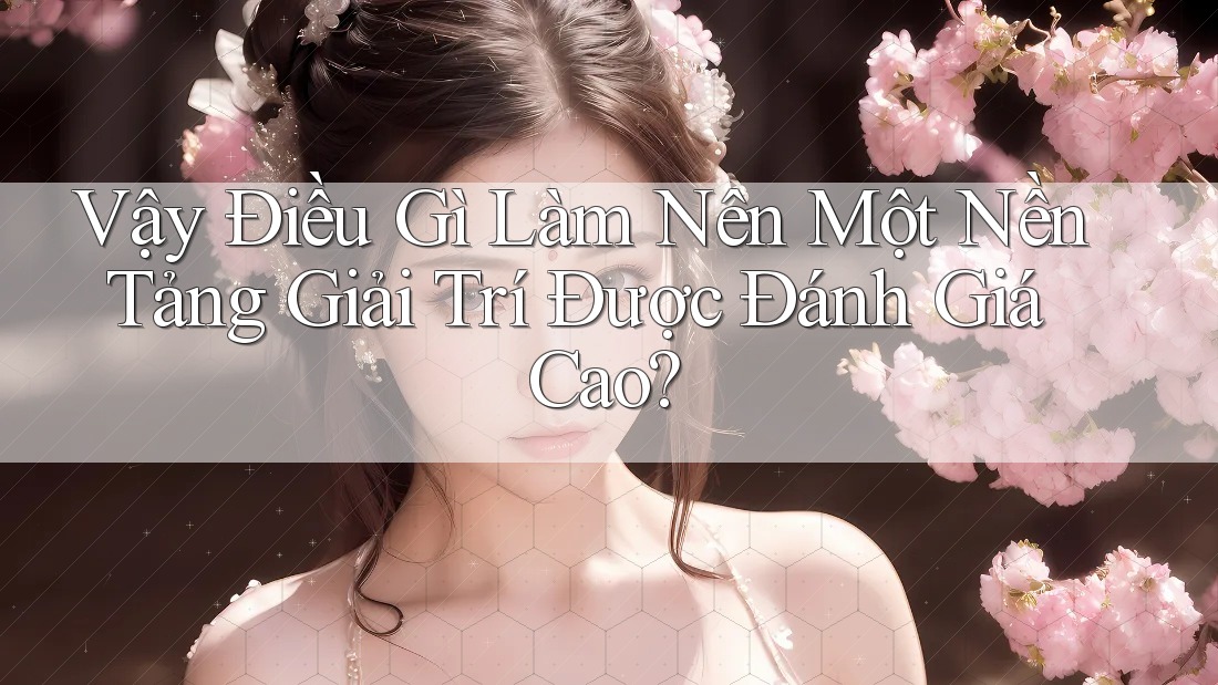 Vậy Điều Gì Làm Nên Một Nền Tảng Giải Trí Được Đánh Giá Cao?