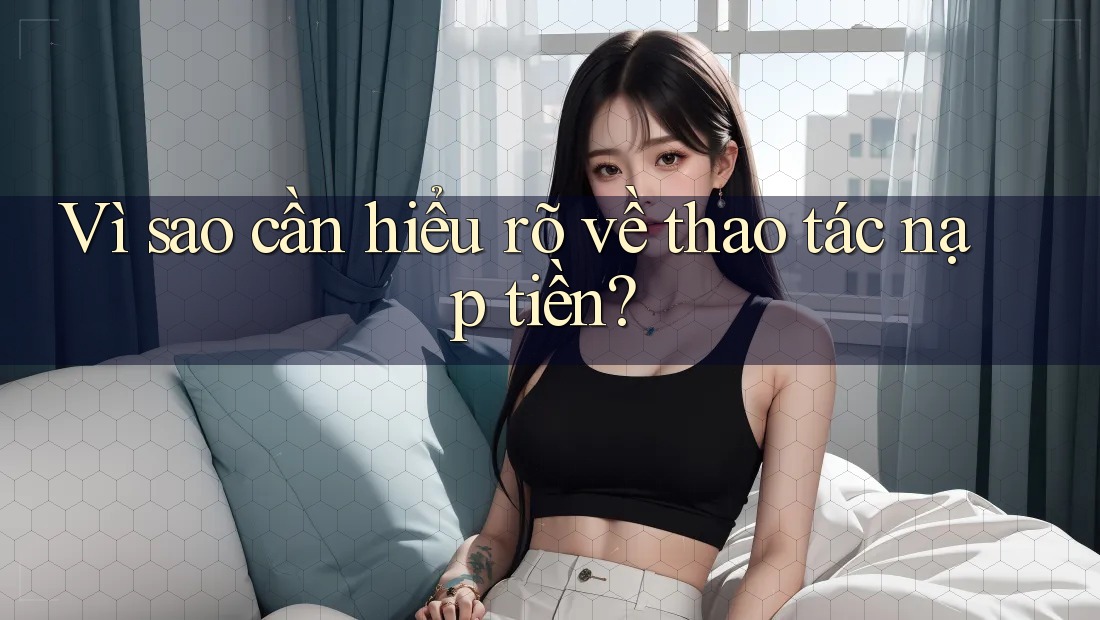 Vì sao cần hiểu rõ về thao tác nạp tiền?