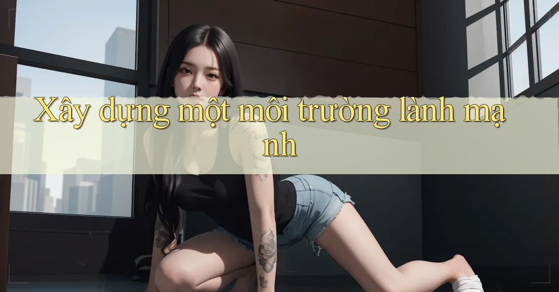 Xây dựng một môi trường lành mạnh Xây dựng một môi trường lành mạnh